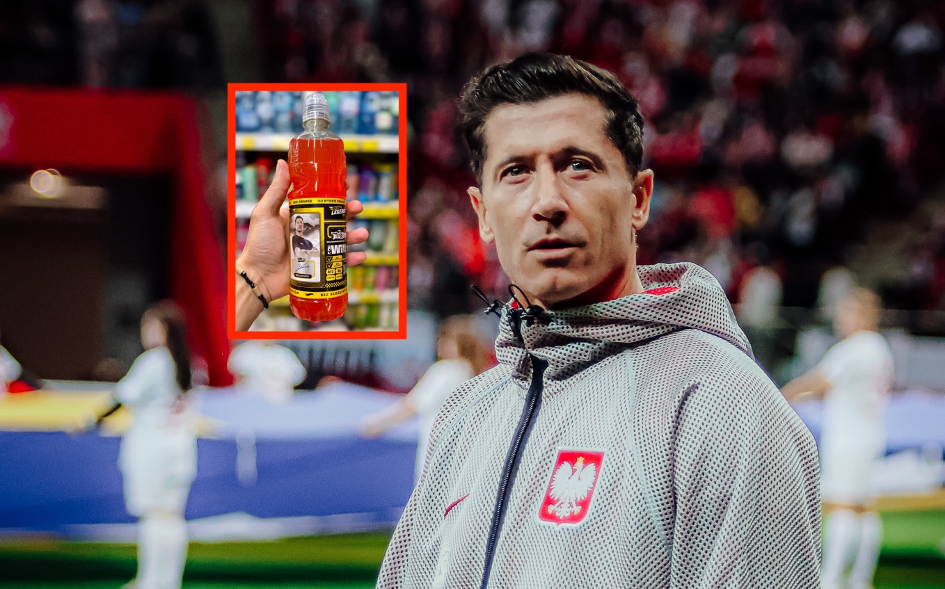 Lewandowski twarzą nowego napoju. "Czar pryska natychmiast"