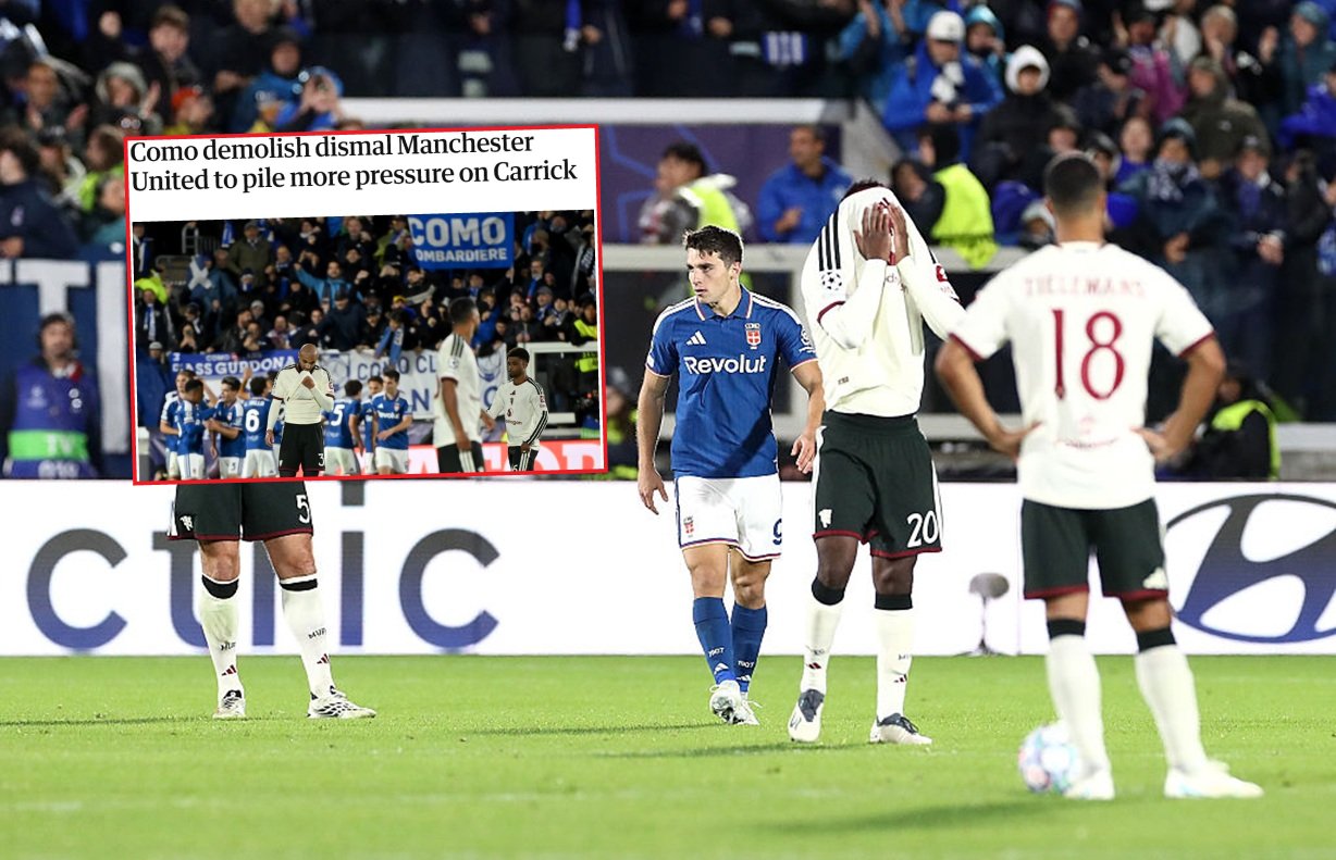 United zawiodło w LM. Anglicy piszą o upokorzeniu